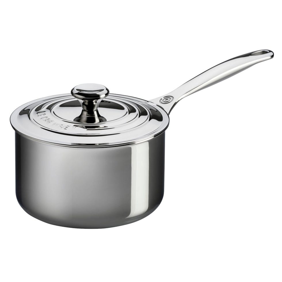 Tri-Ply Stainless Steel Saucepan, 3 qt.