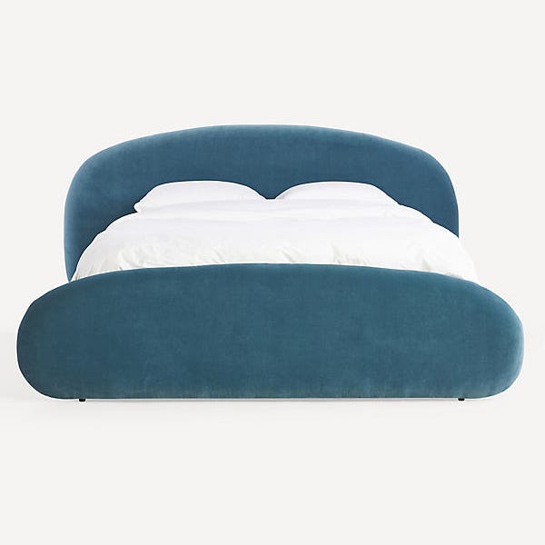 Opal Performance Velvet Pebble Bed