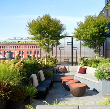 New York, Interior Design, Home a garden terrace in new york city