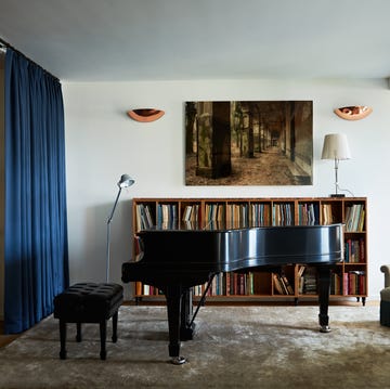 a piano in a room