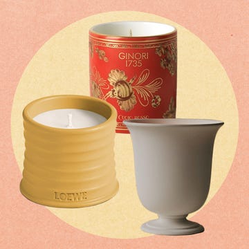 Decorative candles in unique containers. Decorative candles in unique containers.