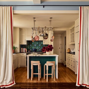a kitchen in an apartment