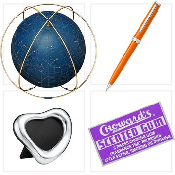 Various decorative and functional objects arranged in a grid layout.