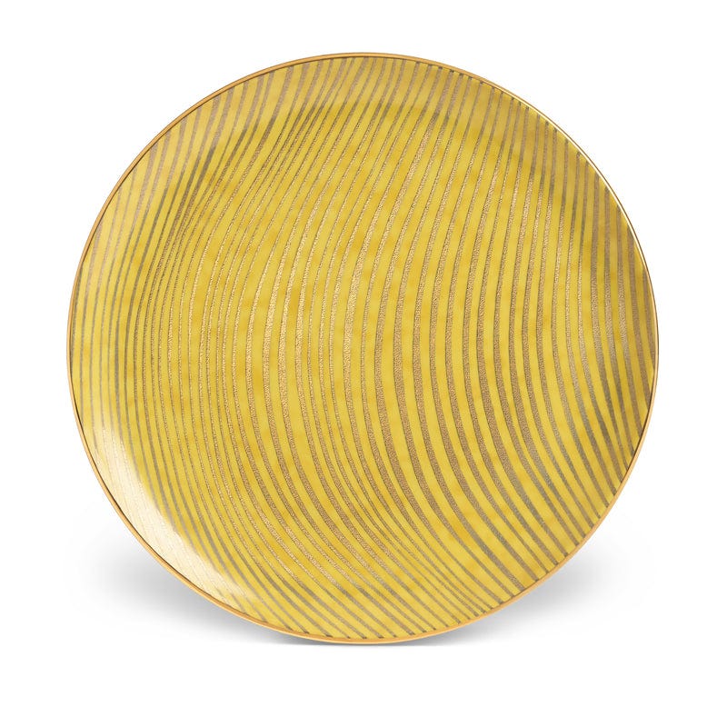 Delphi Yellow Dinner Plate