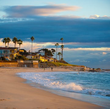 marine street beach, summer sky