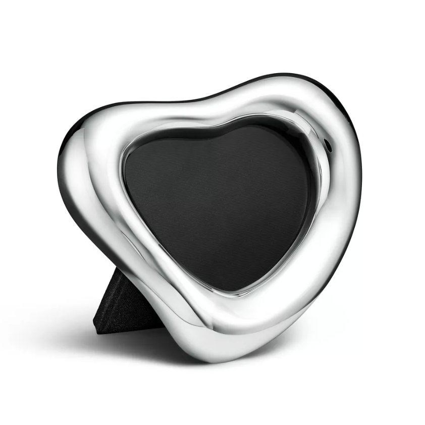 Open Heart Frame in Sterling Silver